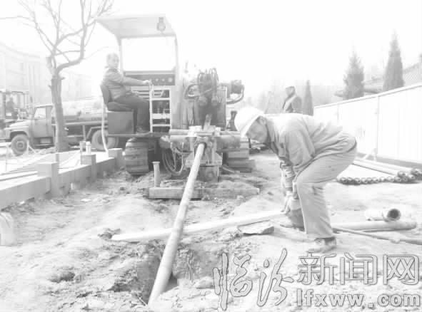 水平定向钻助力临汾鼓楼南北街拓宽改造
